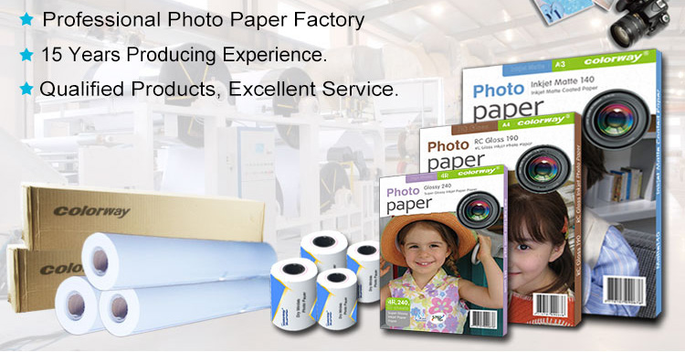 Dual side photo paper